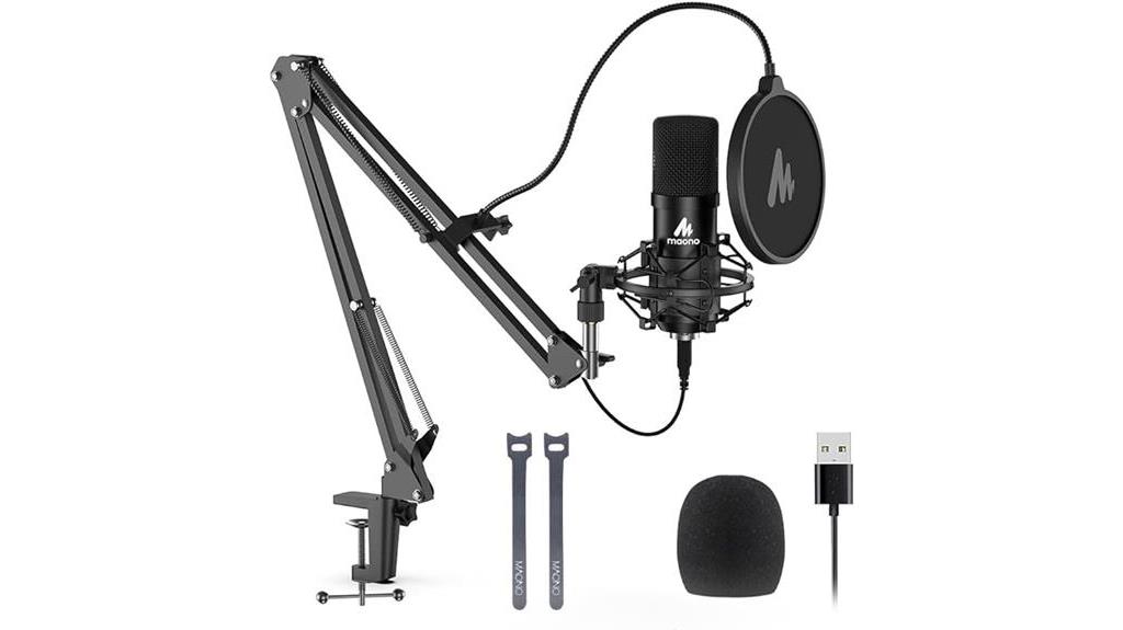 maono usb microphone podcasting